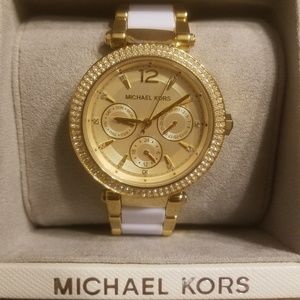 Michael Kors GOLD WHITE Watch